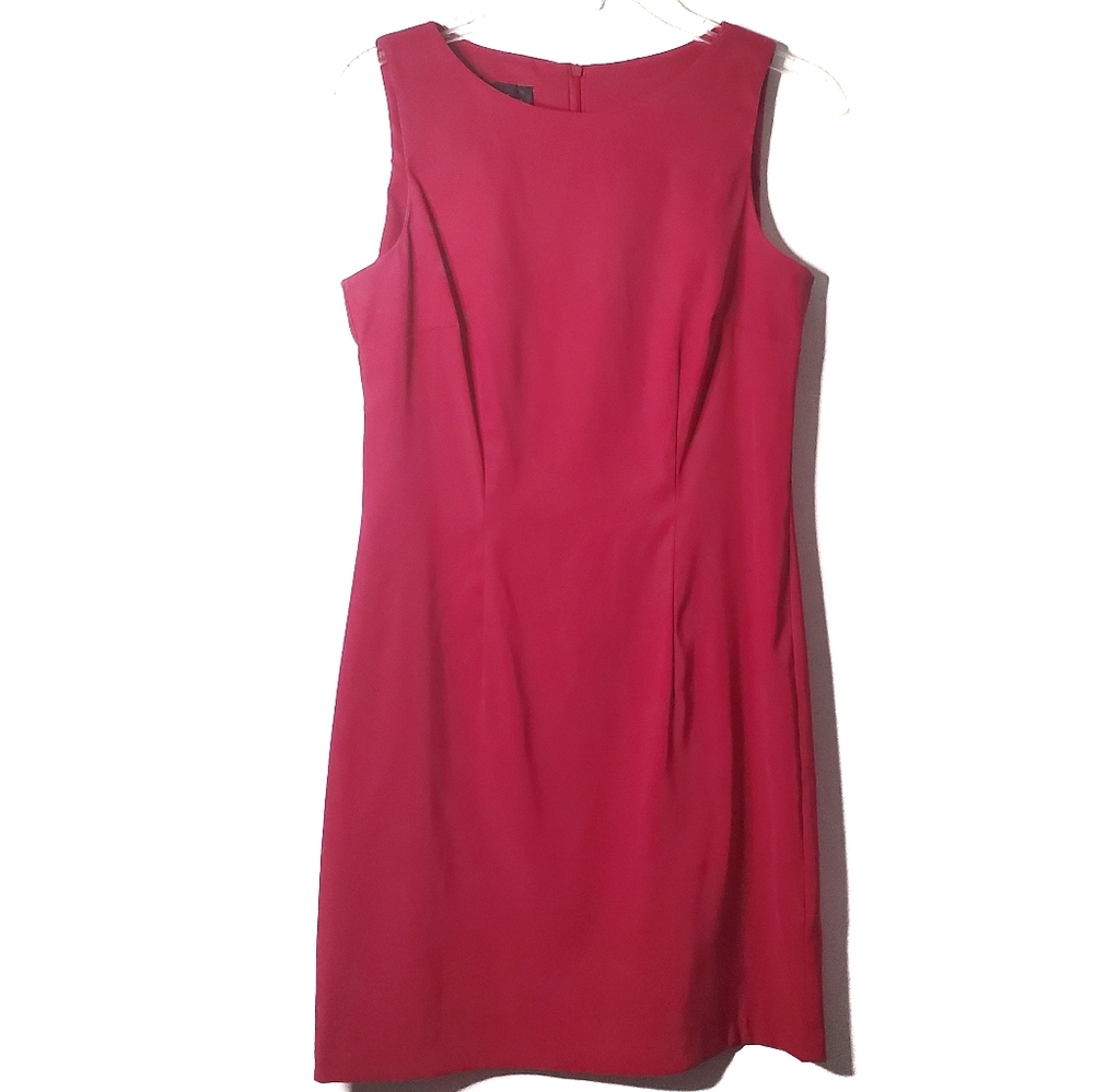 Hot Pink Dress Straight Fit
